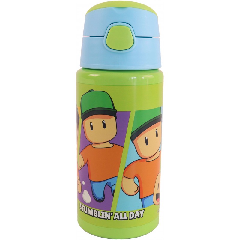 Παγούρι Αλουμινίου Mε Kαλαμάκι Stumble Guys 500ml 577-30248 Gim - 106378