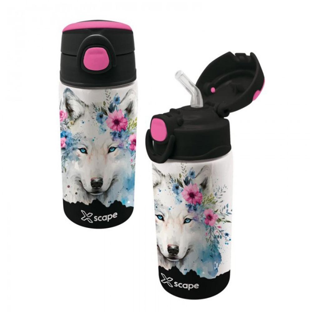 Ανοξείδωτο Παγούρι Θερμός Xscape Λύκος 500ml 259413 Graffiti - 105185