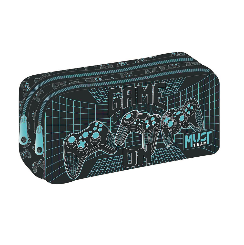 Κασετίνα Βαρελάκι Με 2 Θήκες Game On 587177 Must - 115869