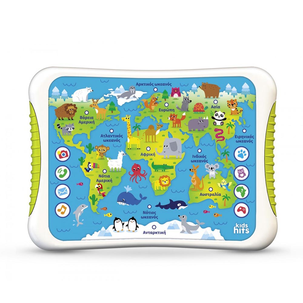 Εκπαιδευτικό Ηλεκτρονικό Laptop/Tablet Kids Hits Άτλαντας 01/001 50/50 Games - 1