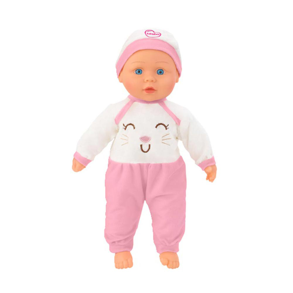 Μαλακό Μωρό Try-me 40CM (Ροζ) 39461 Globo Bimbo - 0