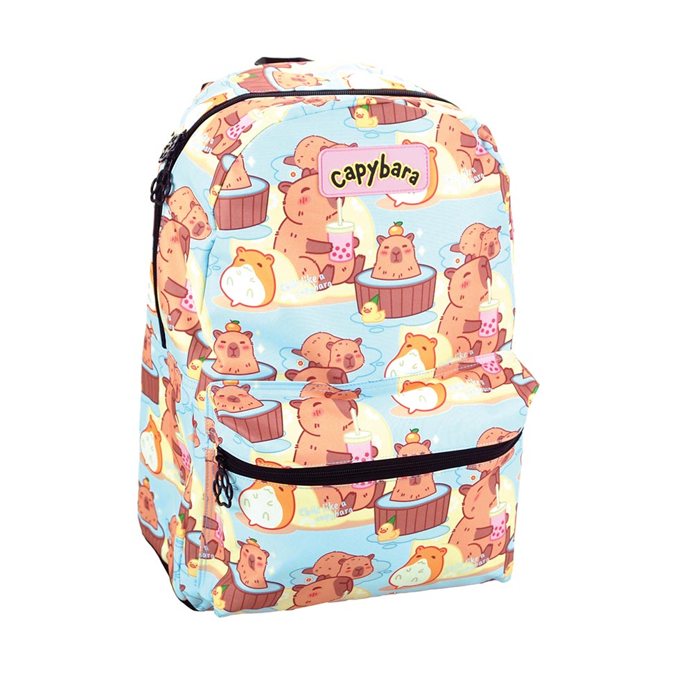 Τσάντα Πλάτης Δημοτικού Οβάλ Capybara 300-17033 Gim - 117307