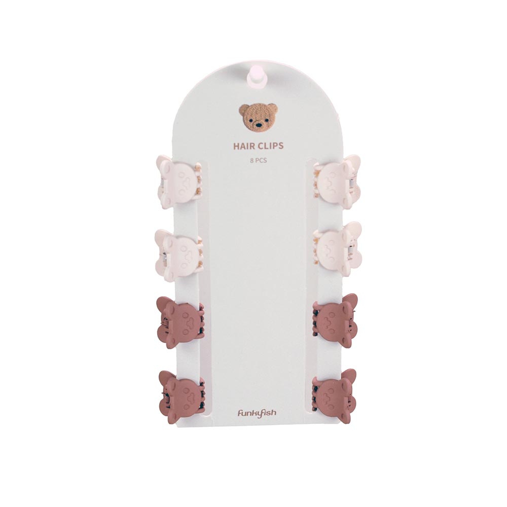 Κοκαλάκια Μαλλιών Σετ 8τμχ Bear 300-30309 Funkyfish - 118713