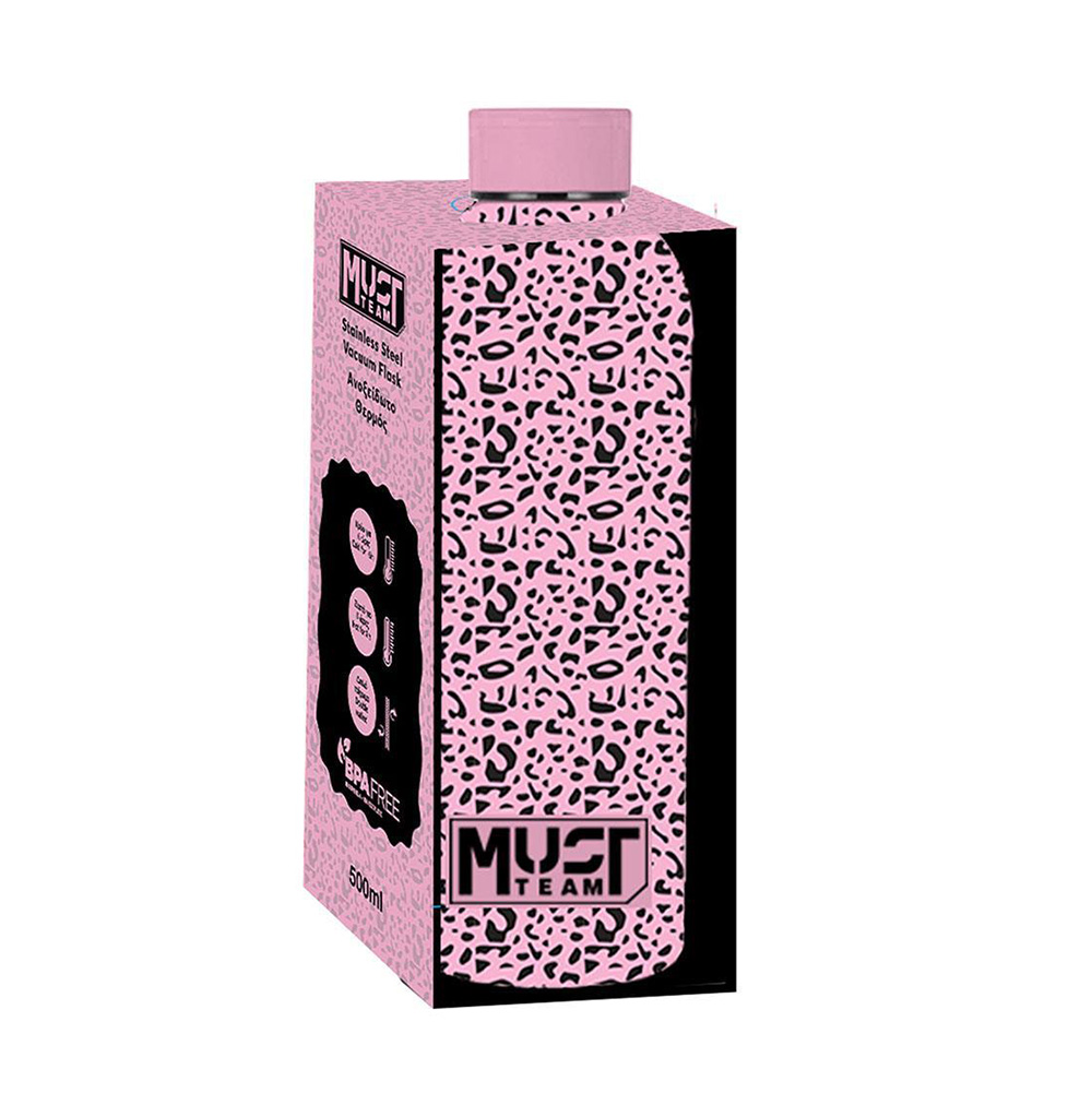 Παγούρι Ανοξείδωτο 500ml Tech Love Μαύρο 587504 Must - 1