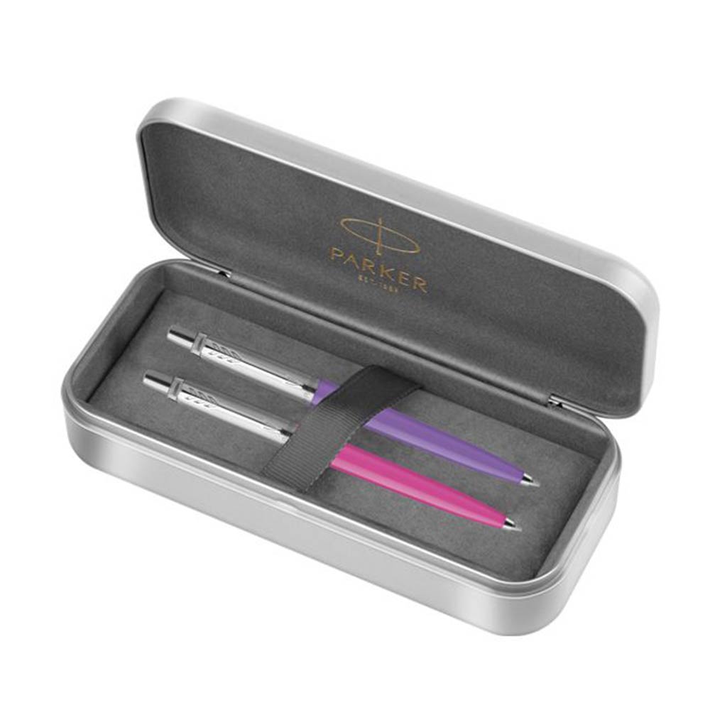 Σετ με 2 Στυλό Jotter Original Hot Pink - Funky Purple Ballpen 1171.6725.04 Parker - 90338