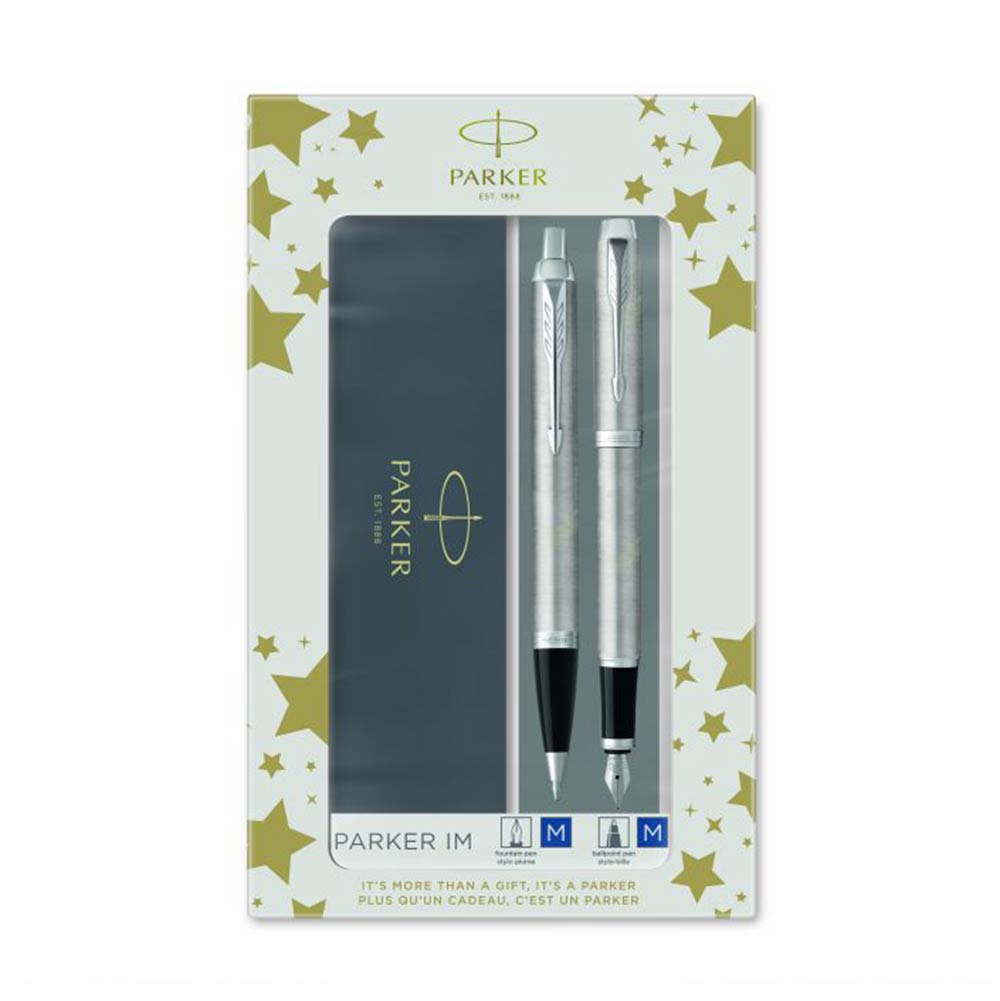 Σετ Στυλό και Πένα I.M. Duo Essentials Stainless Steel 1159.9022.08 Parker - 90288