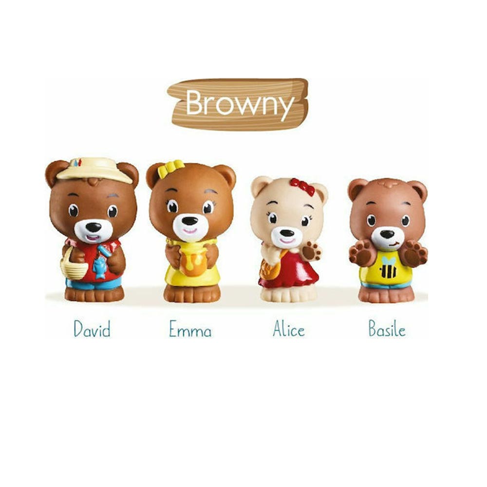 Οικογένεια Browny 4τμχ. 700300F Klorofil - 1