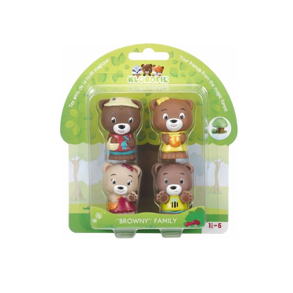 Οικογένεια Browny 4τμχ. 700300F Klorofil - 108700