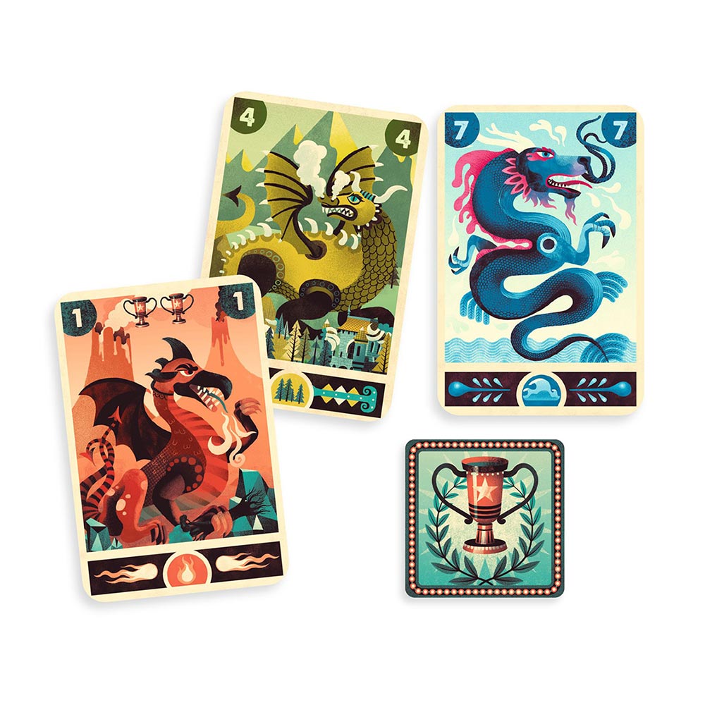 Επιτραπέζιο Tακτικής με Kάρτες Dragon Deck 05081 Djeco - 1