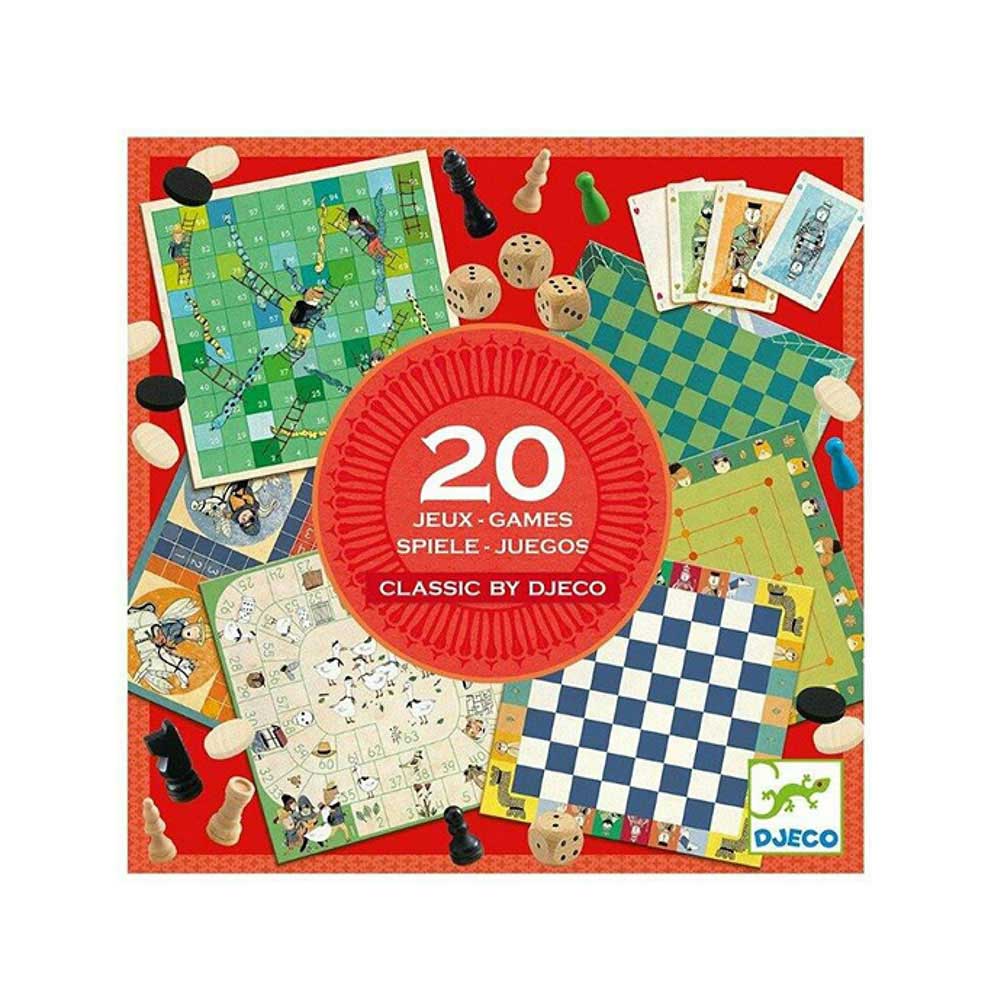 Επιτραπέζιο 20 Κλασικά Παιχνίδια 05219 Djeco - 0