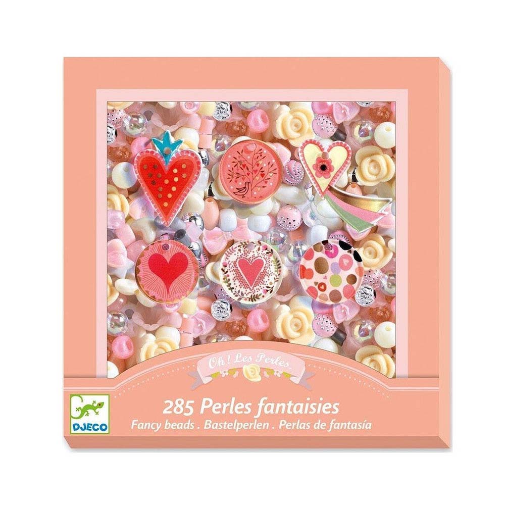 Κατασκευή Κοσμημάτων Με Διάφορες Χάντρες - Καρδιές 09855 Djeco - 0