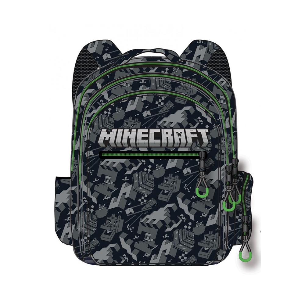 Τσάντα Πλάτης Δημοτικού Minecraft Camo Terra 316-02031 Gim - 103740