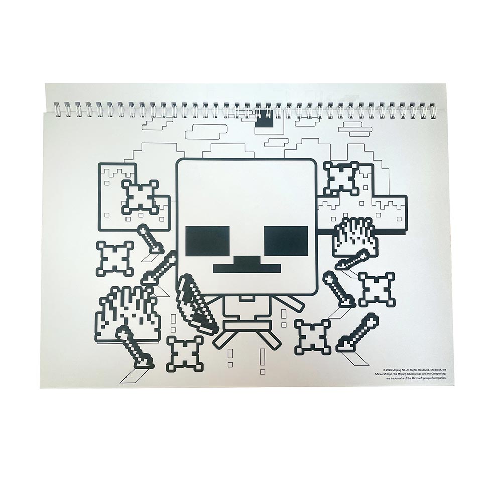 Μπλοκ Ζωγραφικής Minecraft 23x33 40Φ 316-04416 Gim - 2