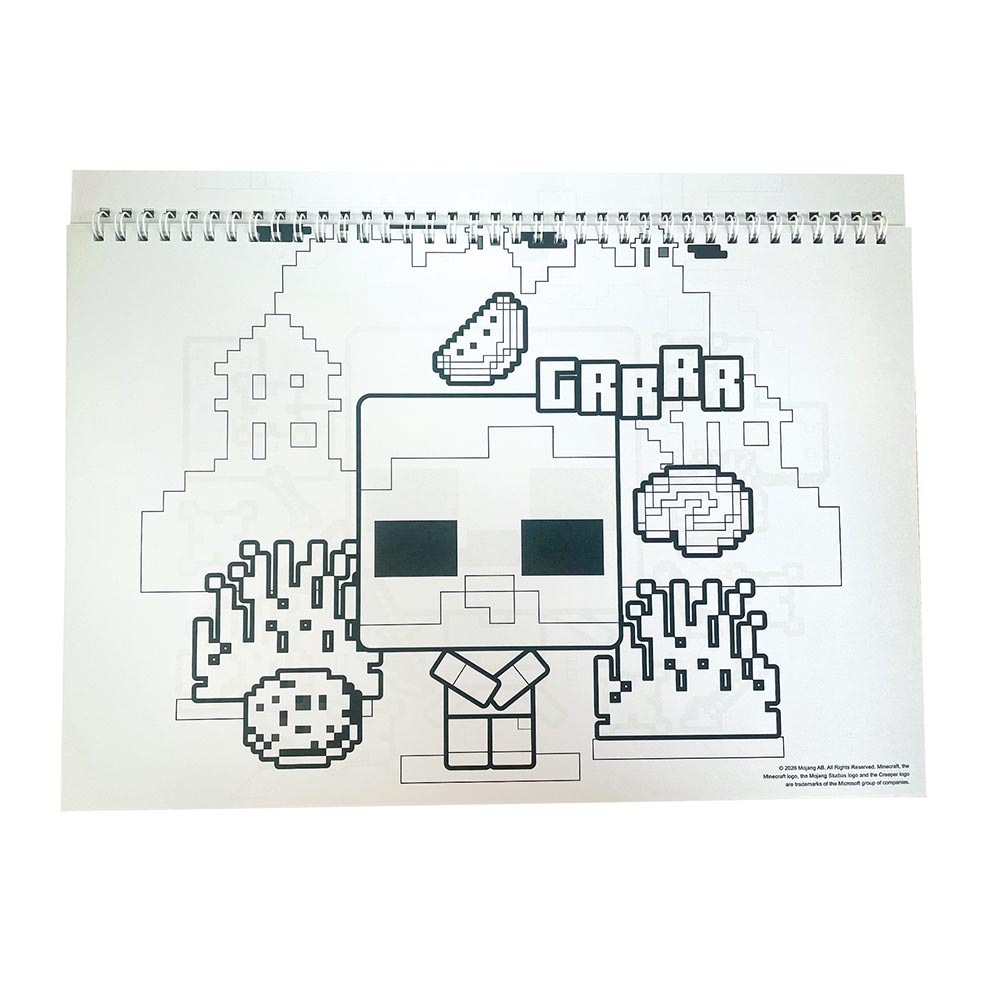 Μπλοκ Ζωγραφικής Minecraft 23x33 40Φ 316-04416 Gim - 4