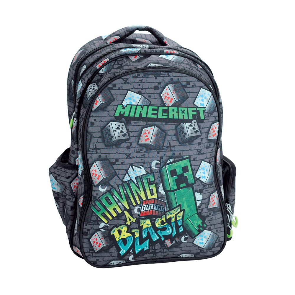 Τσάντα Πλάτης Δημοτικού Minecraft Metro Art 2 316-05031 Gim - 118834