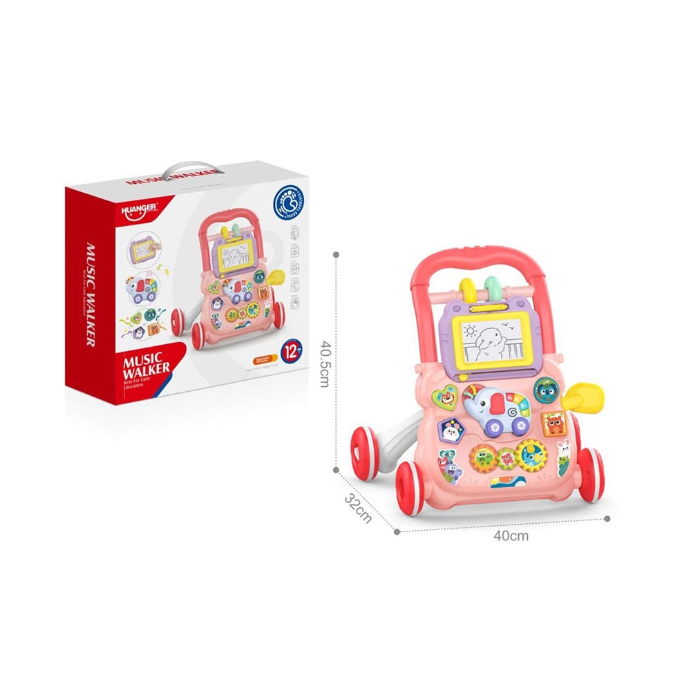 Περπατούρα Μπαταρίας Ροζ 18240 Doly Toys - 1