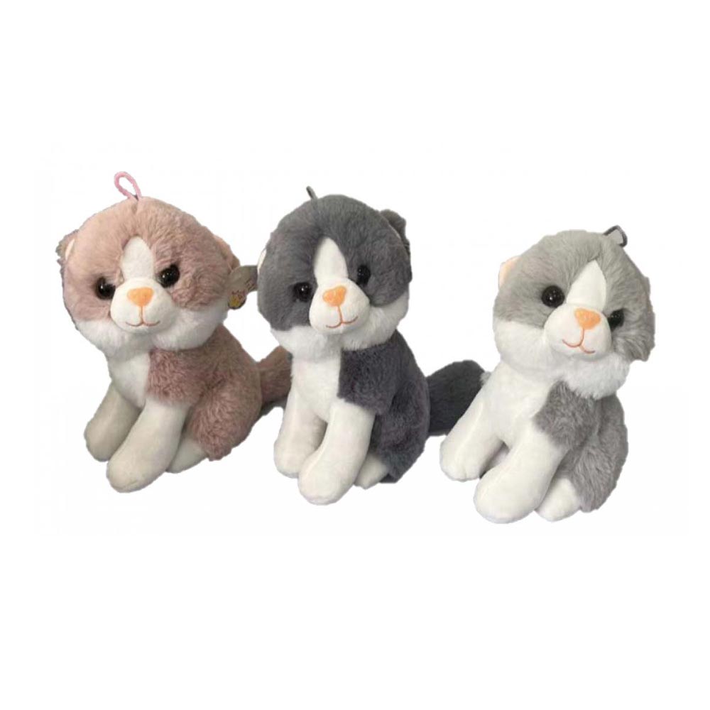 Λούτρινος Γάτος Γκρι 18εκ. 09030 Doly Toys  - 122634