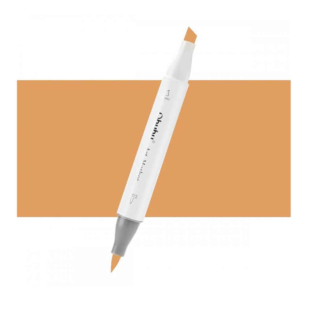 Μαρκαδόρος Αλκοόλης Με Διπλή Μύτη Yellowish Brown YR260 Honolulu Ohuhu - 106398