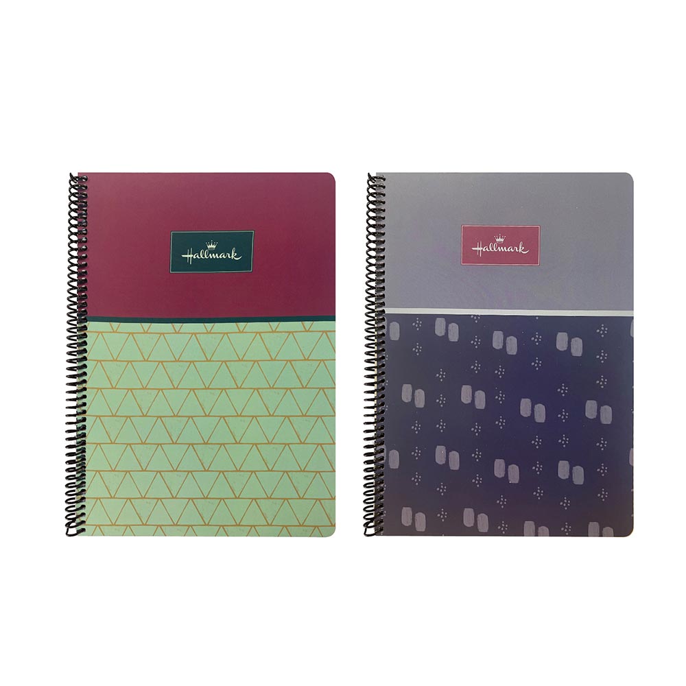 Τετράδιο A4 Σπιράλ 2Θ Blue - Green 2 σχέδια 333-39440 Hallmark - 121402