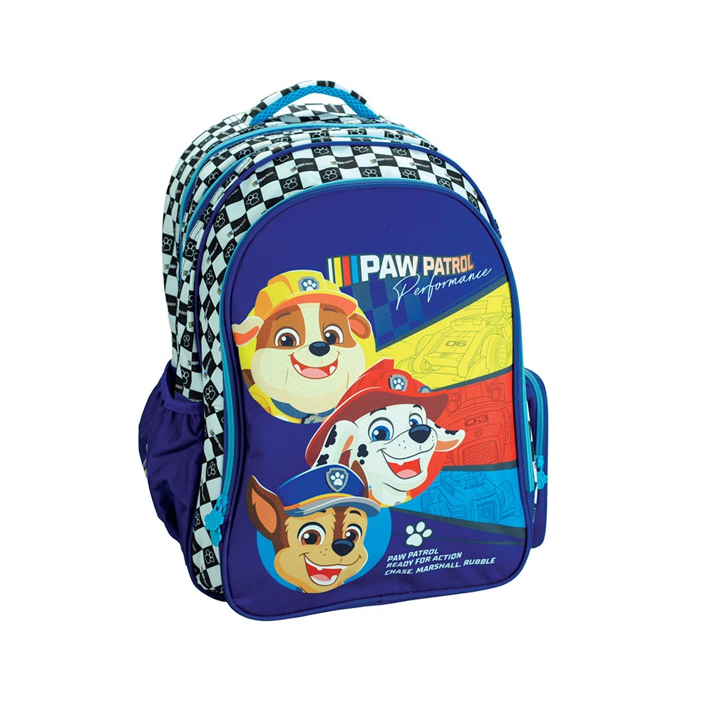 Τσάντα Πλάτης Δημοτικού Paw Patrol Racing 334-68031 Gim - 117705