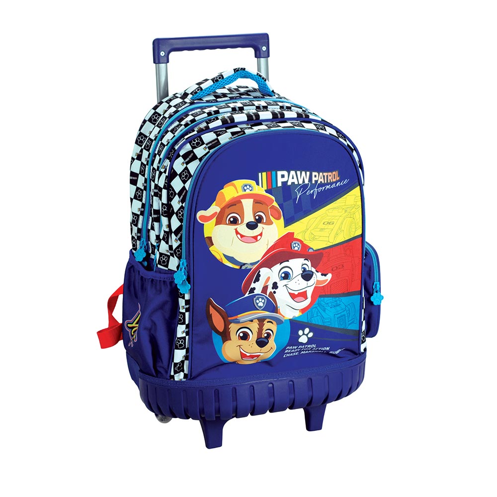 Τσάντα Τρόλεϊ Δημοτικού Paw Patrol Racing 334-68078 Gim - 117715