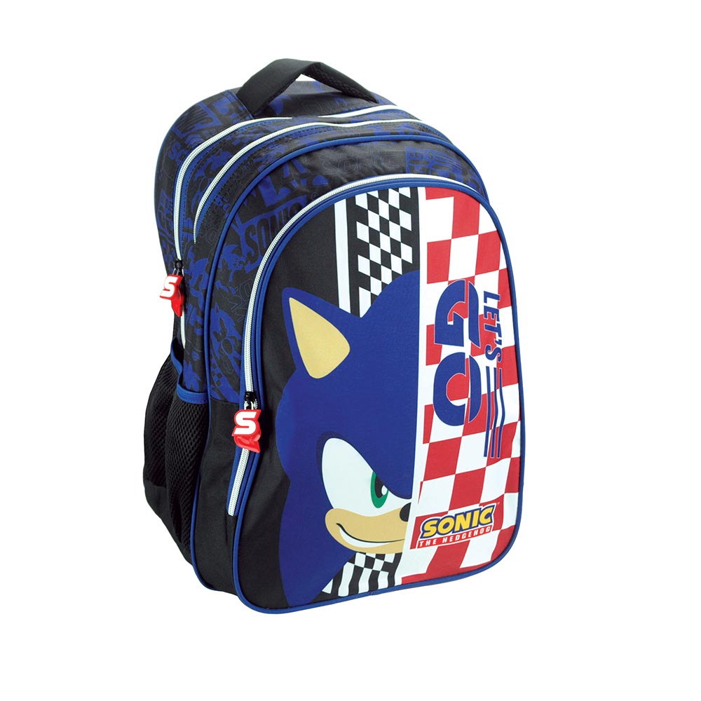 Τσάντα Πλάτης Δημοτικού Sonic Classic 334-89031 Gim - 119866