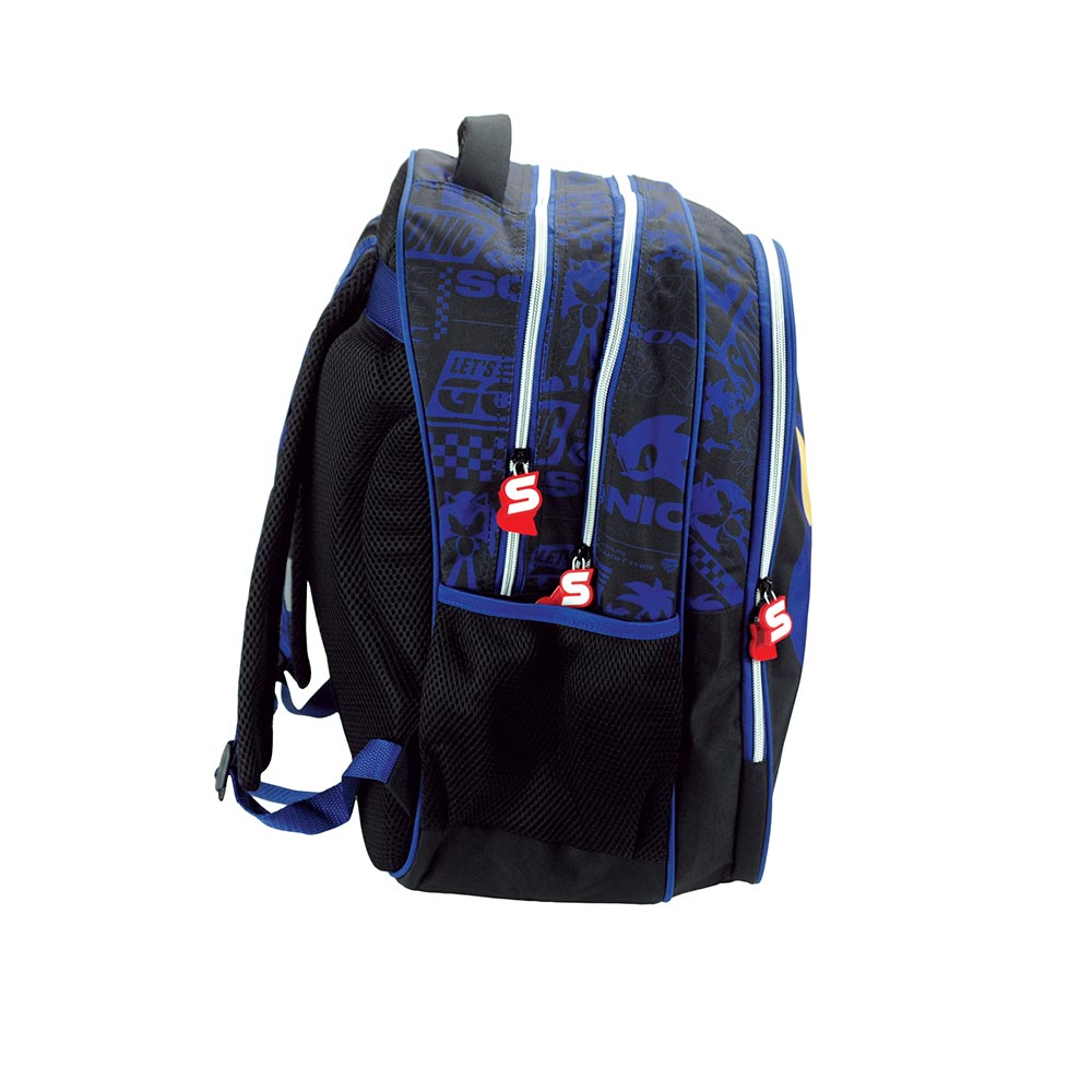 Τσάντα Πλάτης Δημοτικού Sonic Classic 334-89031 Gim - 1