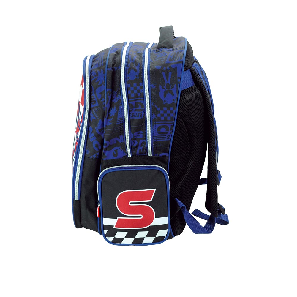 Τσάντα Πλάτης Δημοτικού Sonic Classic 334-89031 Gim - 2