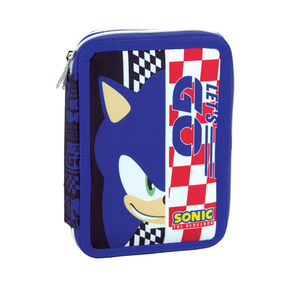 Κασετίνα Διπλή Γεμάτη Sonic Classic 334-89100 Gim - 117726