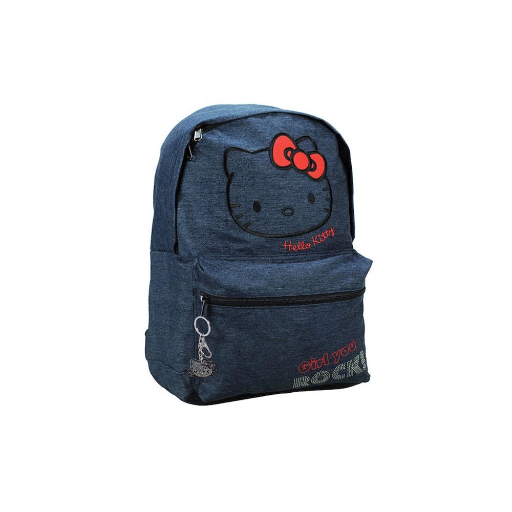Τσάντα Πλάτης Δημοτικού Hello Kitty Denim 335-75033 Gim - 100995