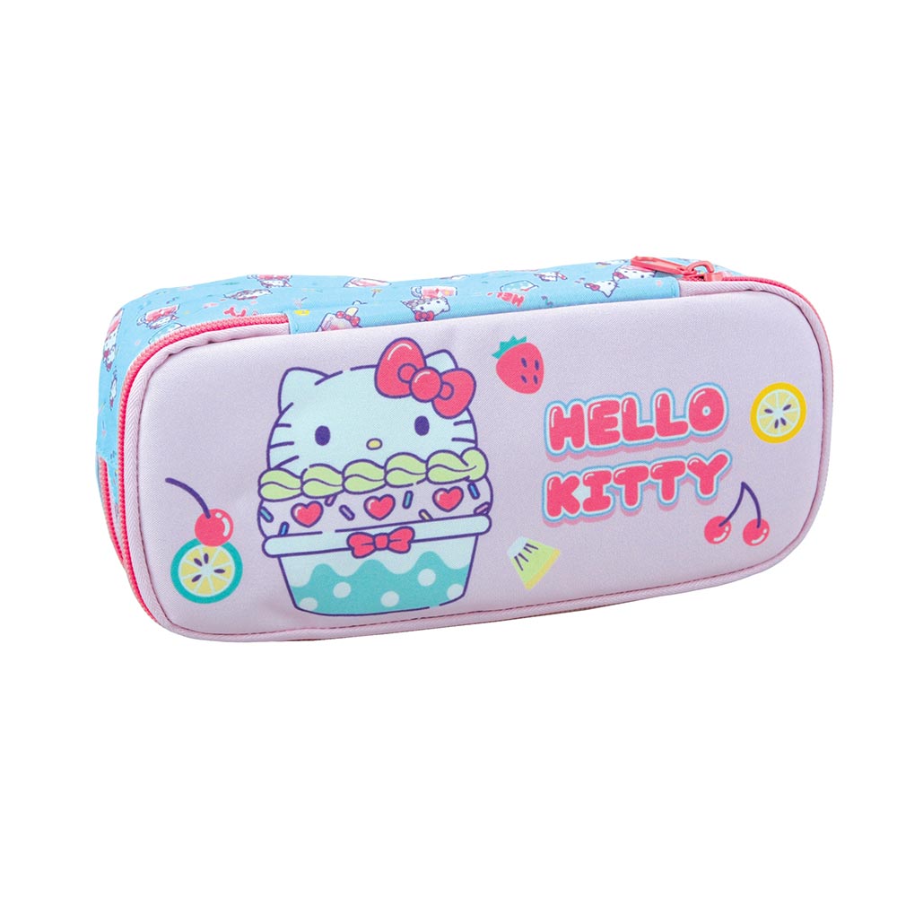 Κασετίνα Βαρελάκι Οβάλ Hello Kitty Cupcake 335-77144 Gim - 119900