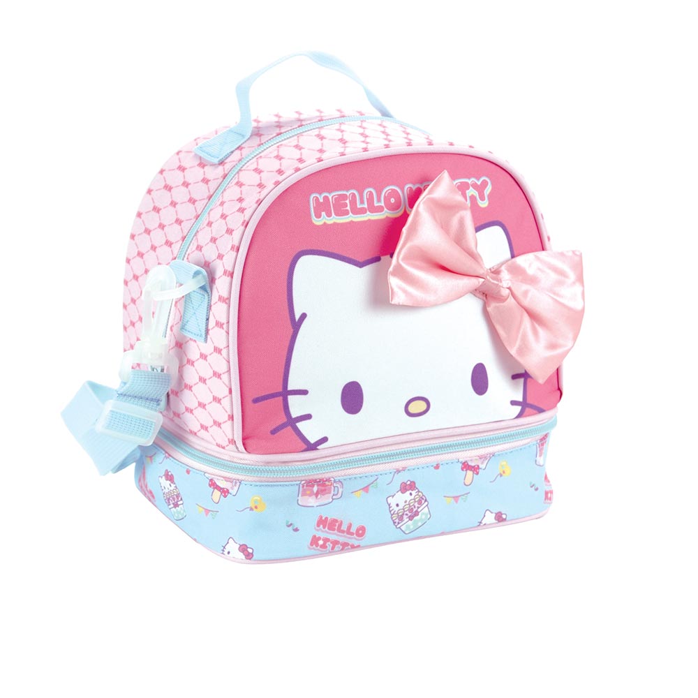 Τσαντάκι Φαγητού Χειρός/ Ώμου Ισοθερμικό Hello Kitty Cupcake 335-77220 Gim - 117754