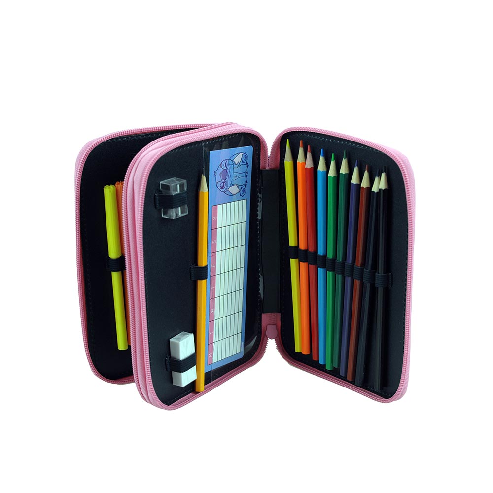 Κασετίνα Διπλή Γεμάτη Stitch Scrapbook 342-04100 Gim - 1