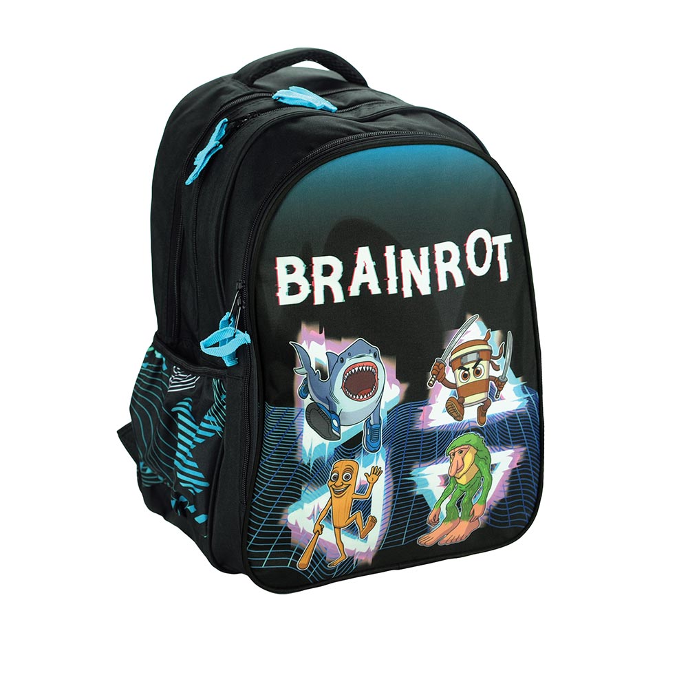 Τσάντα Πλάτης Δημοτικού Tokido Brainrot 343-10031 Gim - 118878