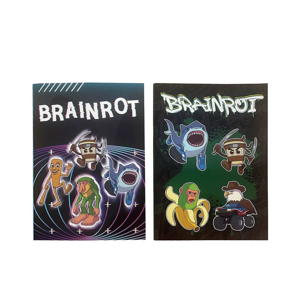 Τετράδιο Ριγέ Β5 Toikido Brainrot 343-10400 Gim  - 121650