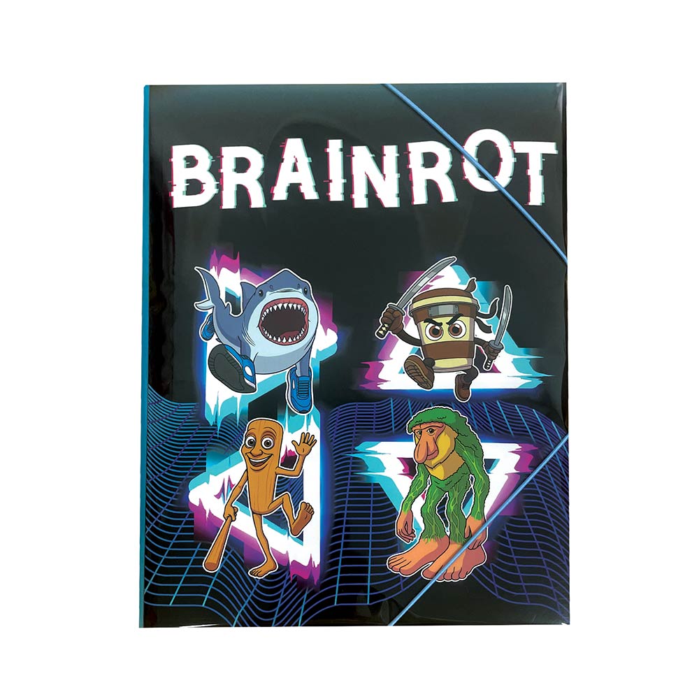 Φάκελος Με Λάστιχο Α4 Toikido Brainrot 343-10510 Gim - 123637