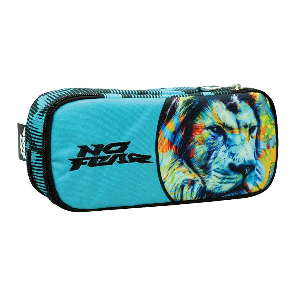 Κασετίνα Βαρελάκι Οβάλ Fluo Lion 348-45141 No Fear - 105349