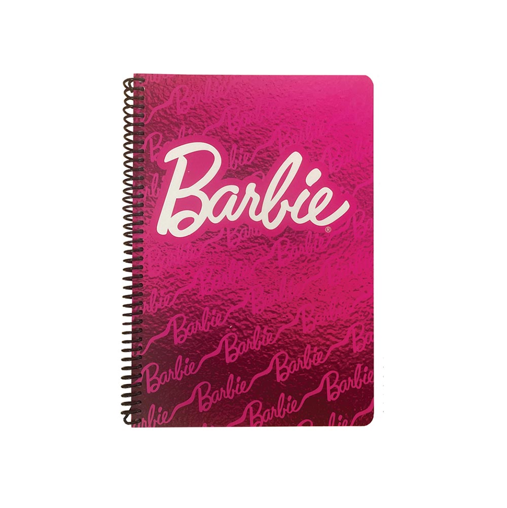 Τετράδιο Σπιράλ Ριγέ 17x25 2Θ 70Φ Barbie Pink 349-93402 Gim - 123639