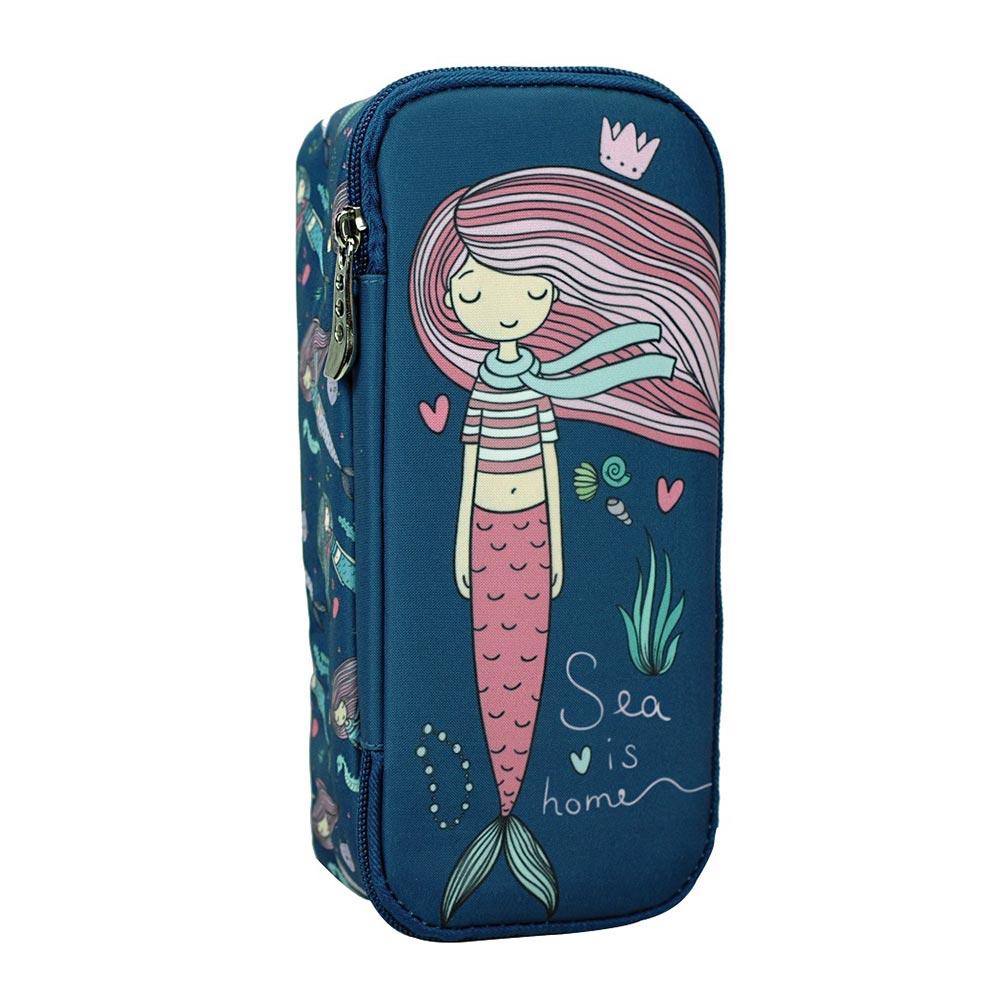 Κασετίνα Βαρελάκι Οβάλ Sea Mermaid 357-28141 Back Me Up - 103390