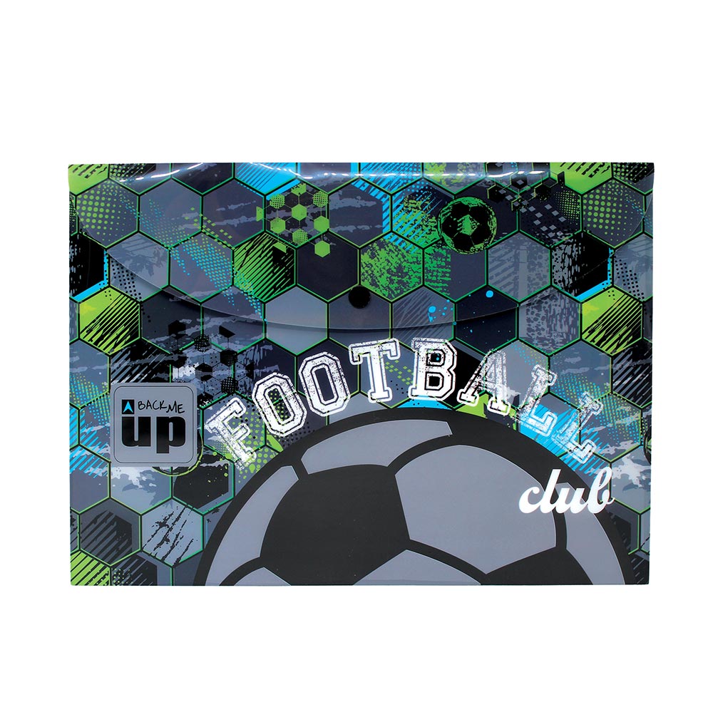 Φάκελος Με Κουμπι Α4 Football Club 357-36580 Back Me Up - 124945