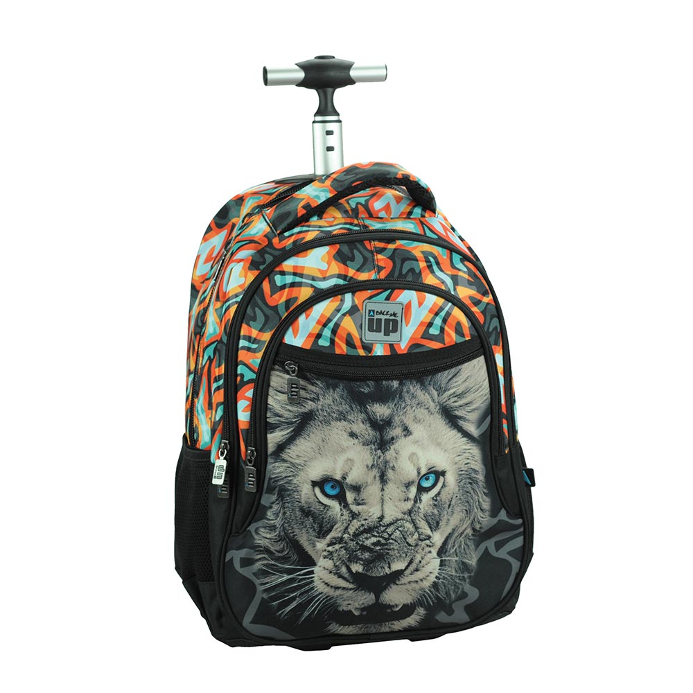 Τσάντα Τρόλεϊ Δημοτικού Grey Lion 357-38074 Back Me Up - 121319
