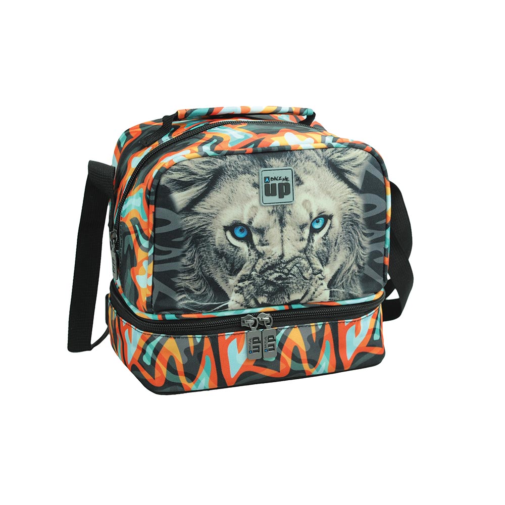 Ισοθερμικό Τσαντάκι Φαγητού Grey Lion 357-38220 Back Me Up - 121324