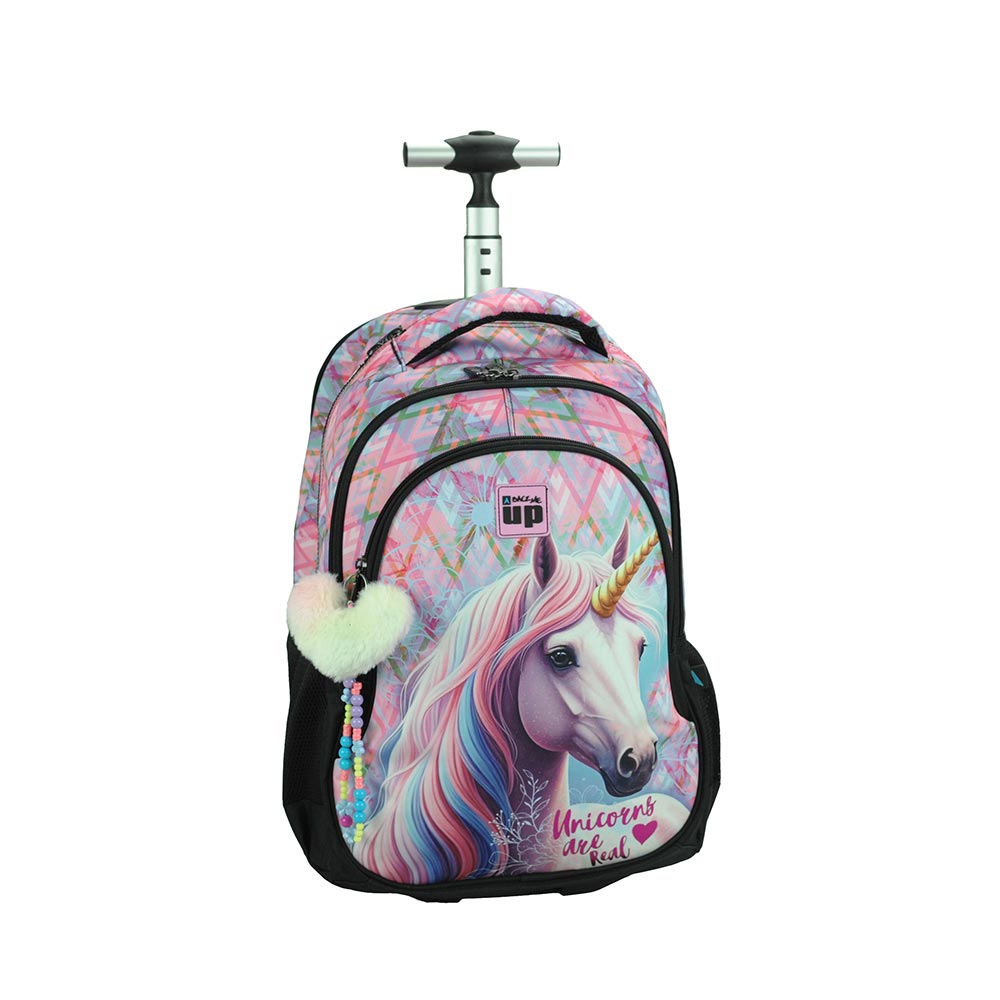 Τσάντα Τρόλεϊ Δημοτικού Pastel Unicorn 357-41074 Back Me Up - 121327