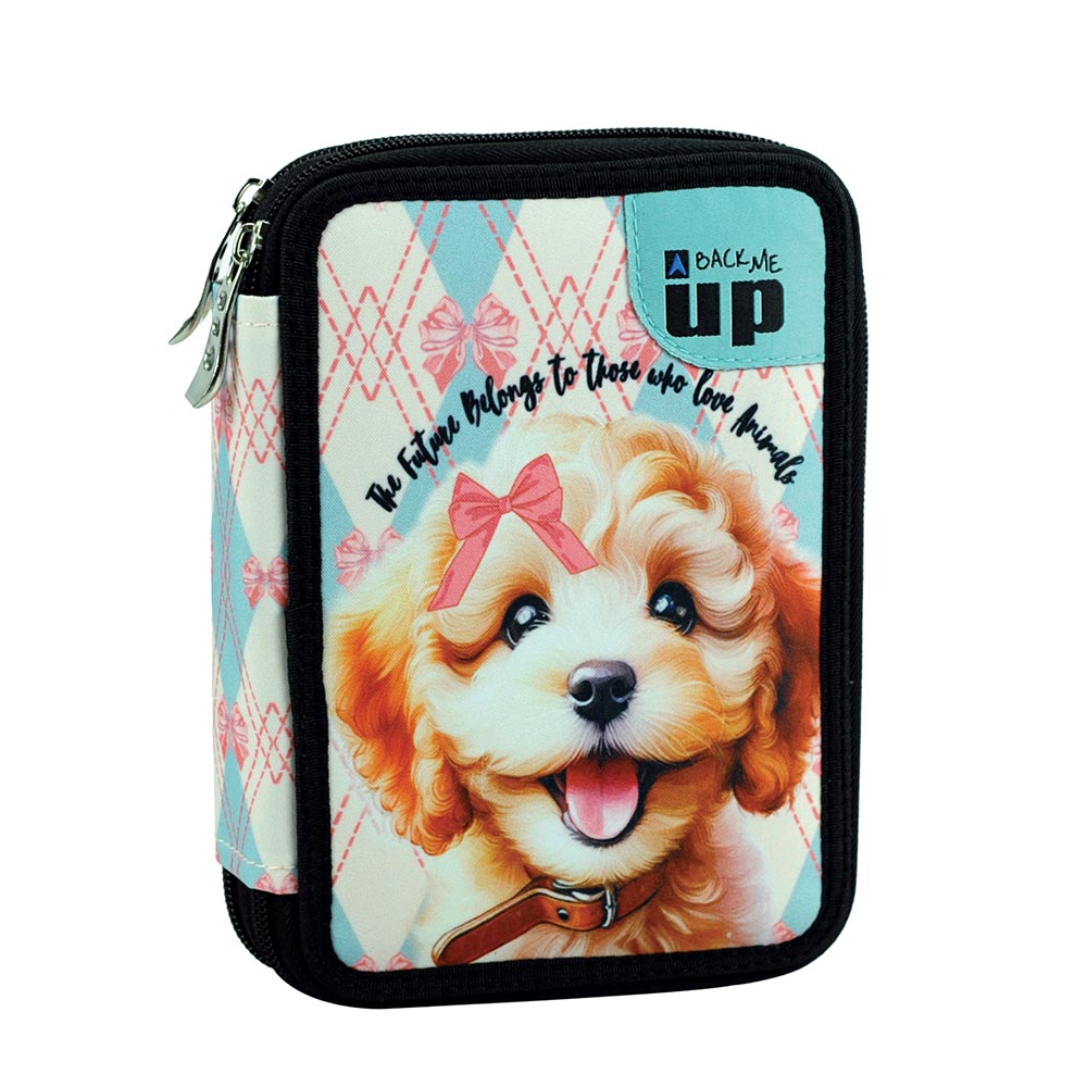Κασετίνα Διπλή Γεμάτη Scotch Dog 357-44100 Back Me Up - 122412