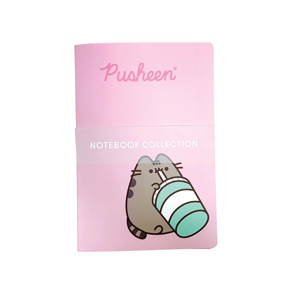 Σετ 3τμχ Σημειωματάρια Α5 Pusheen the Cat Candy Shop 361-02013 Back Me Up - 1