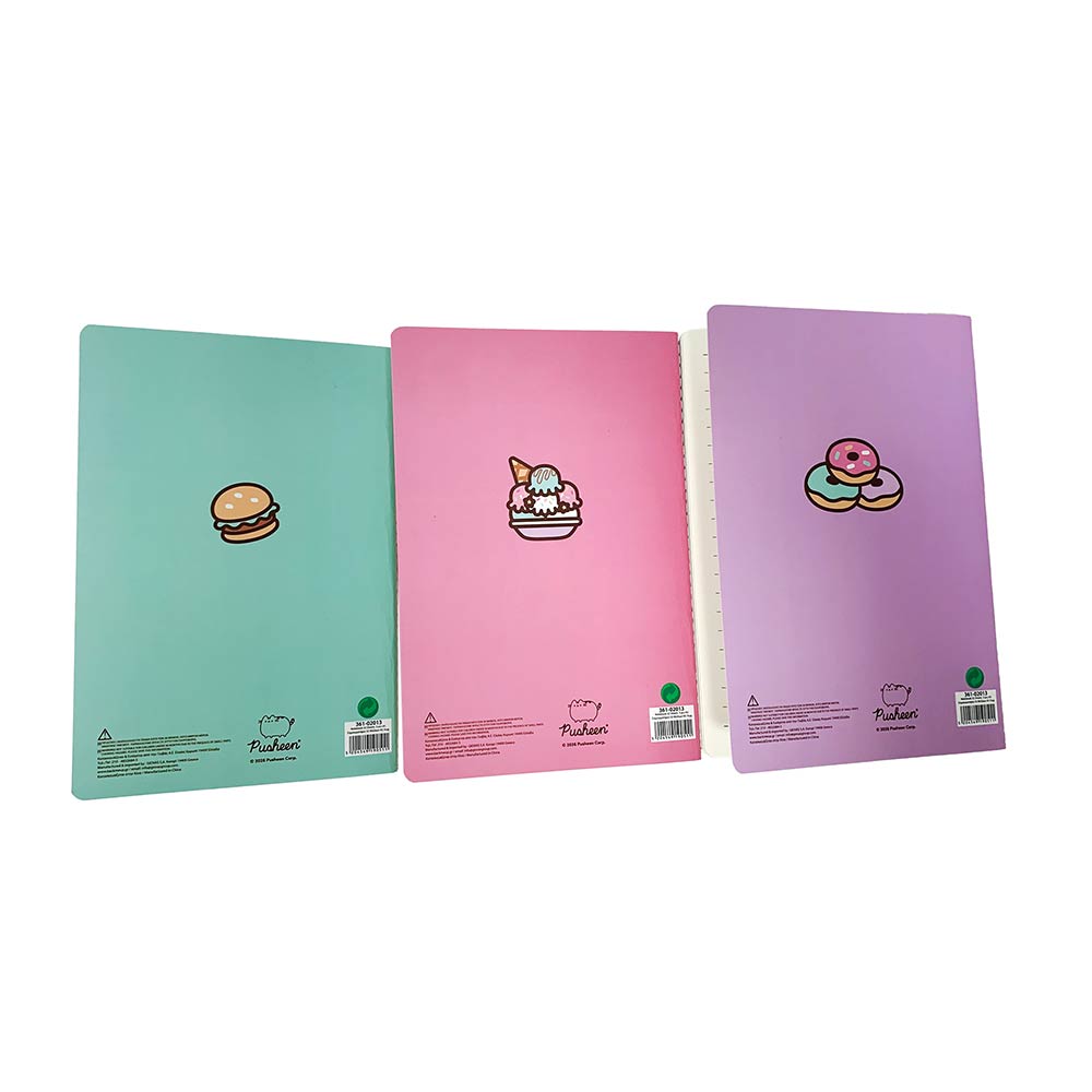 Σετ 3τμχ Σημειωματάρια Α5 Pusheen the Cat Candy Shop 361-02013 Back Me Up - 123374
