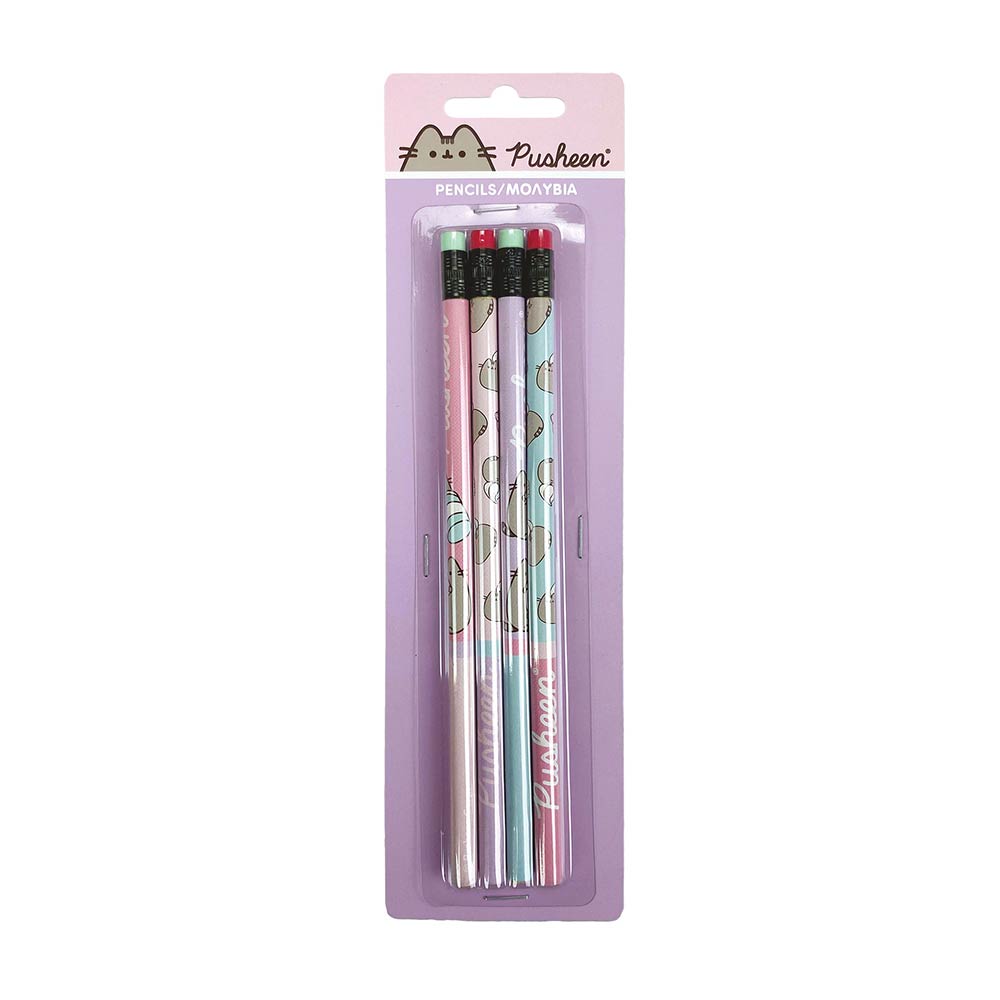 Σετ Μολύβια Blister 4τμχ Pusheen the Cat Candy Shop 361-02014 Back Me Up - 123381