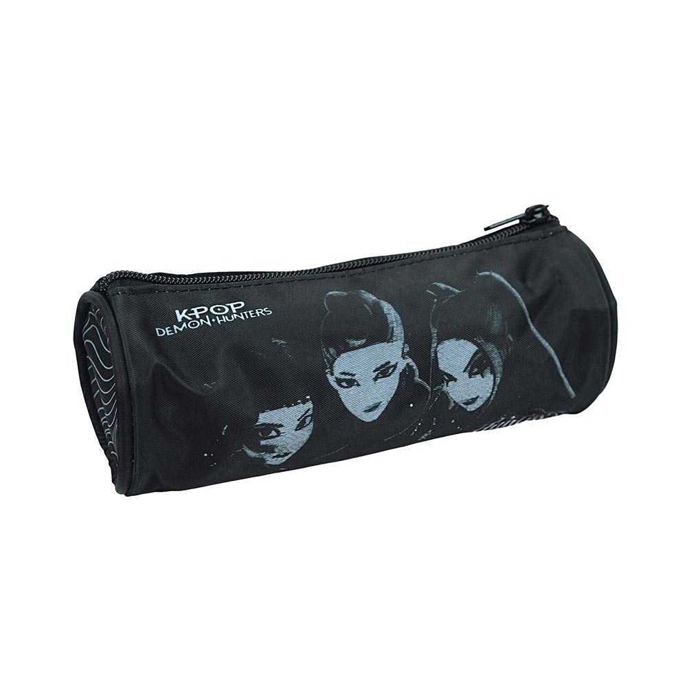 Κασετίνα Βαρελάκι Οβάλ K-Pop Black Huntrix 364-00140 Gim - 122696