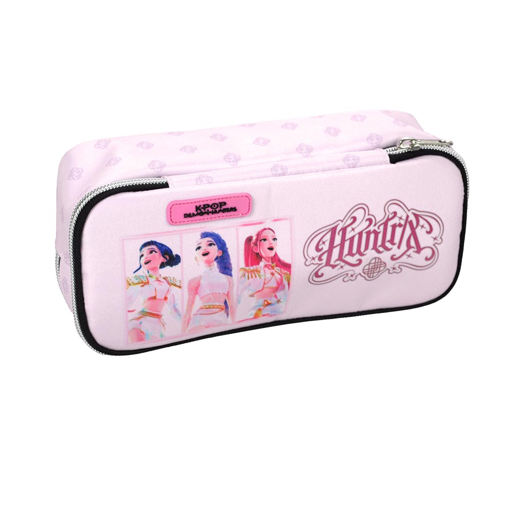 Κασετίνα Βαρελάκι Οβάλ Pink Huntrix 364-01144 Gim - 122466