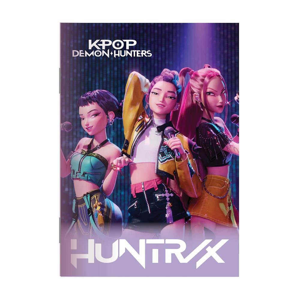 Τετράδιο Ριγέ Α4 K-Pop Huntrix Weapons / Microphones 364-02444 Gim - 123654